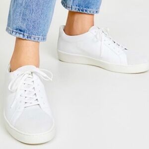Vince Janna White Sneakers, Size 8